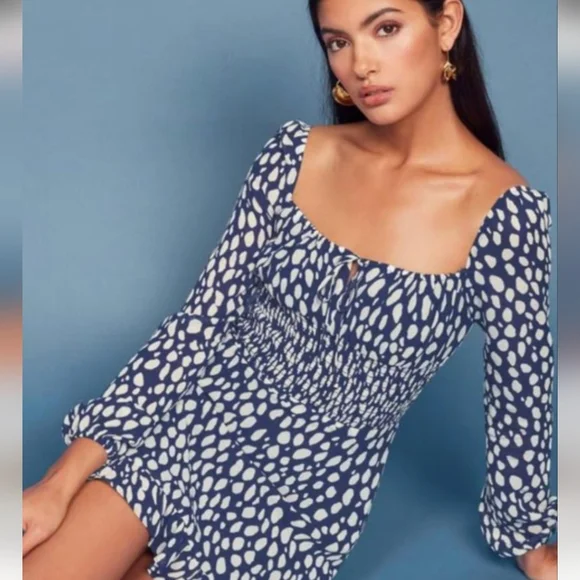 Reformation Women's Rue Mini Dress - Picture 2 of 12